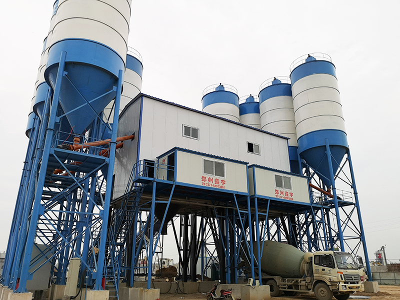 HZS180 concrete batching plant