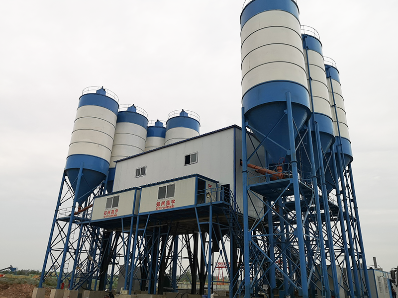 HZS180 concrete batching plant