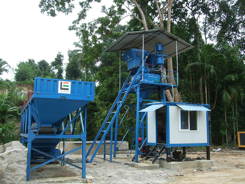 HZS25 concrete batching plant-05