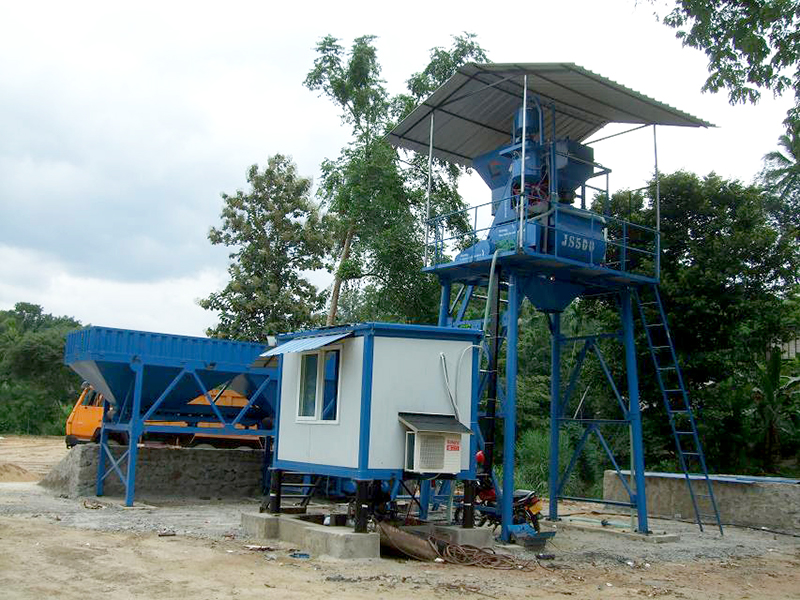 HZS25 concrete batching plant-06