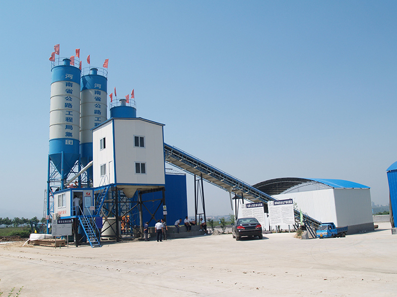 HZS60 concrete batching plant