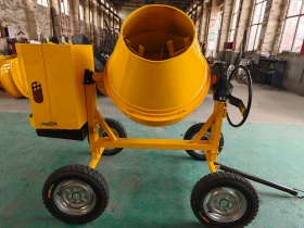 Portable concrete mixer